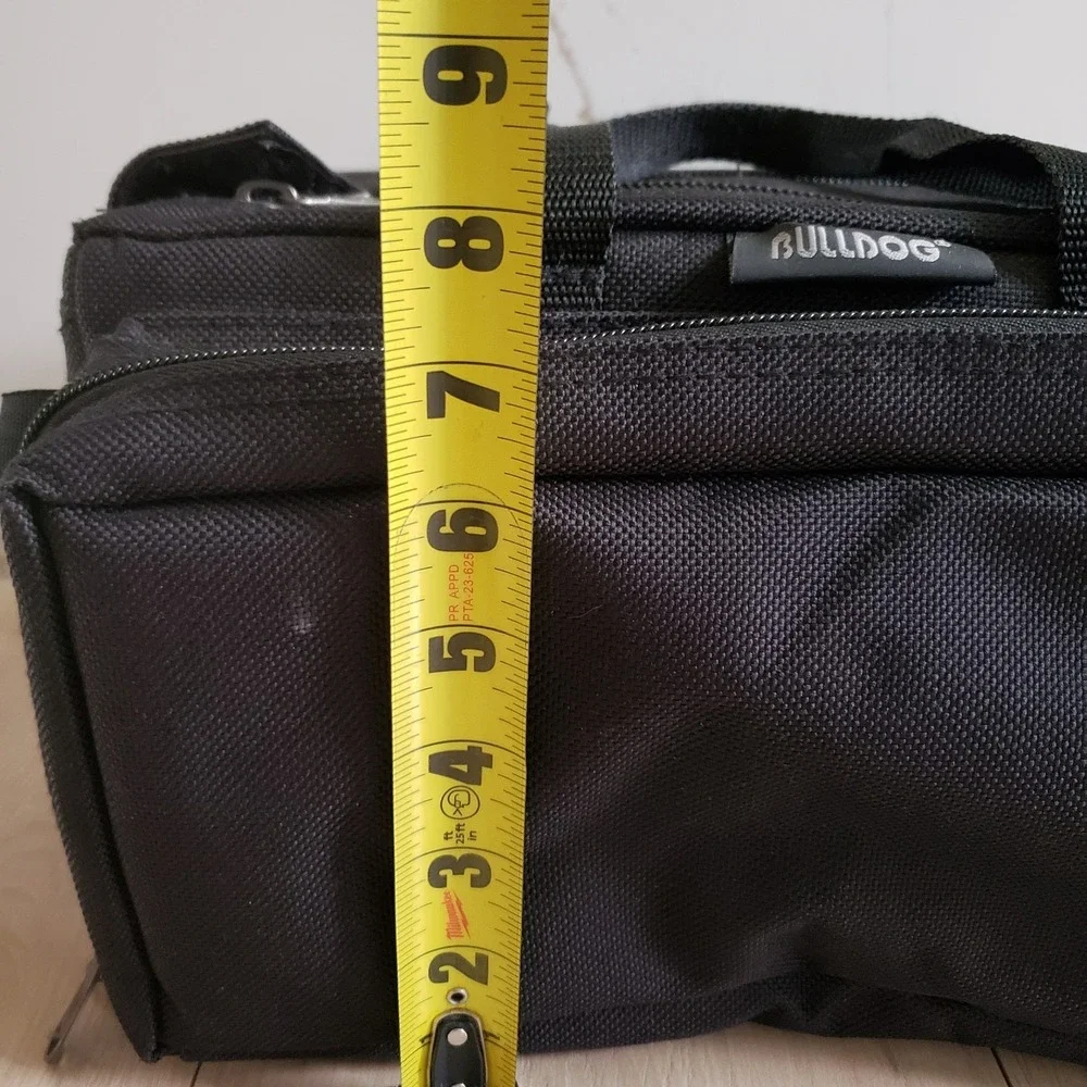 Bulldog Deluxe Range Bag Black Shooting w/ Strap 13